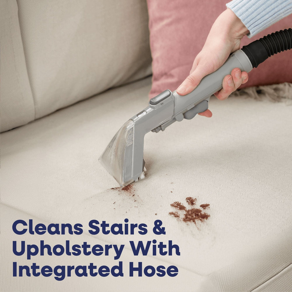 Hoover AllOut Lux Pet Carpet Cleaner with Above Floor Cleaning, StainShot Technology, Debris Catch, Edge to Edge Cleaning & Faster Drying