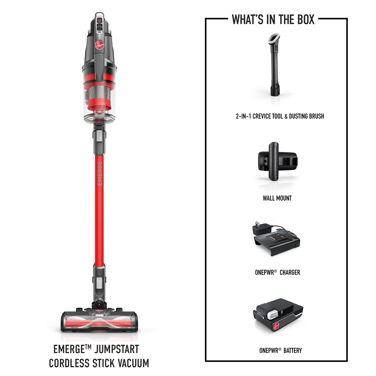 Hoover ONEPWR Emerge Cordless Stick Vacuum Kit