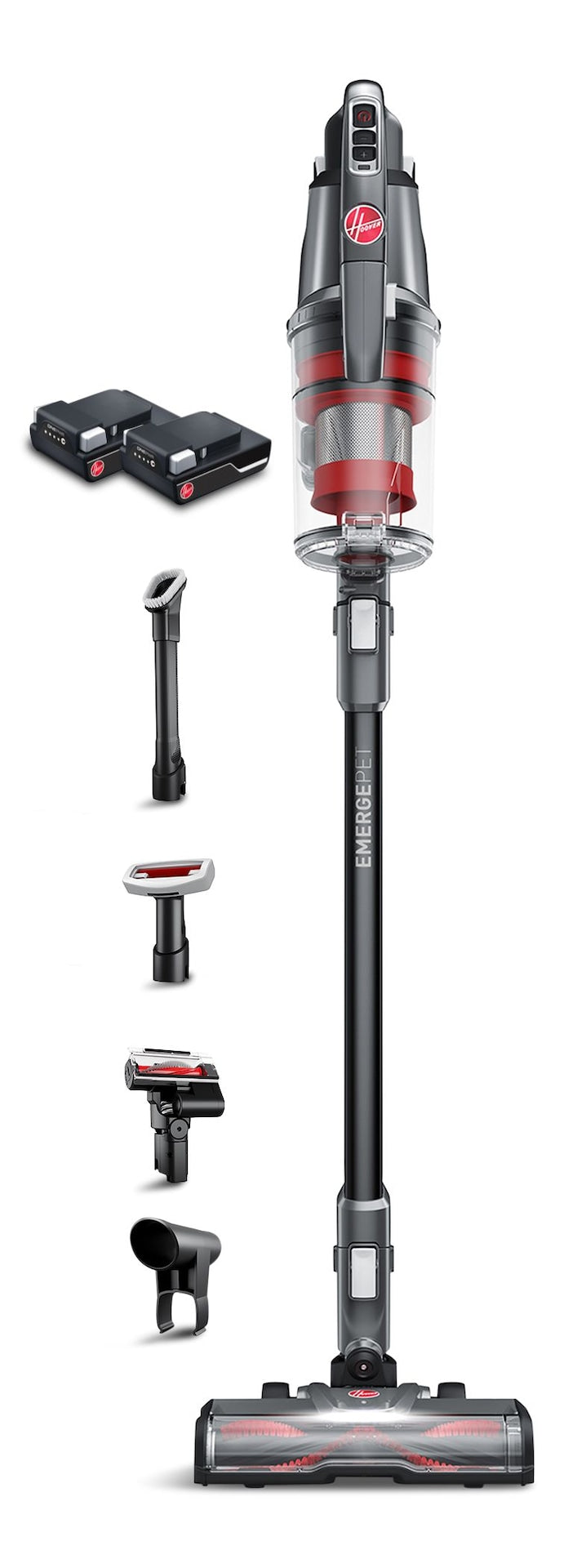 Hoover ONEPWR Emerge Pet Cordless Stick Vacuum Kit with 2 Batteries