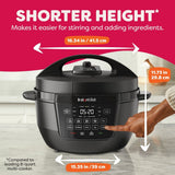 Wide Base Pressure Cooker with Easy Release, 7.5-qt