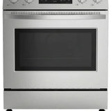 30 in. 5 cu ft. Stainless Steel Front Control Electric Range with Air Fry and True Convection