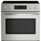 30 in. 5 cu ft. Stainless Steel Front Control Electric Range with Air Fry and True Convection