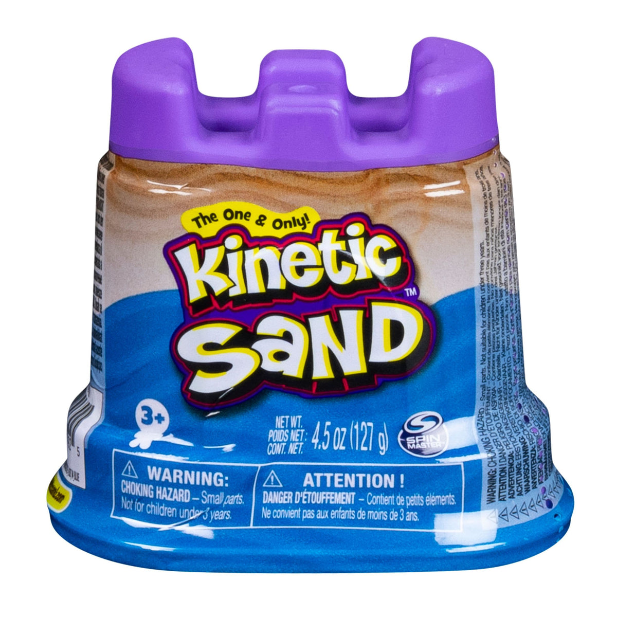 Sand Kids Moldable Play Sand & Castle Container, 4.5-oz, Assorted Colours, Ages 3+
