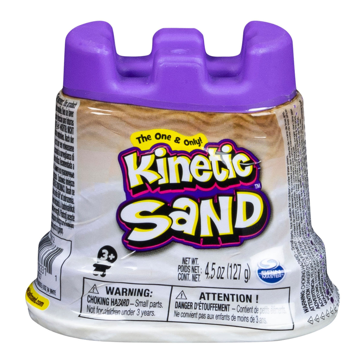 Sand Kids Moldable Play Sand & Castle Container, 4.5-oz, Assorted Colours, Ages 3+