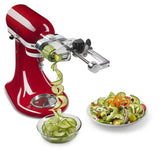 7 Blade Spiralizer Plus Stand Mixer Attachment with Peel, Core & Slice
