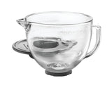 Artisan Tilt-Head Stand Mixer Bowl with Measurement Markings & Lid, 5qt