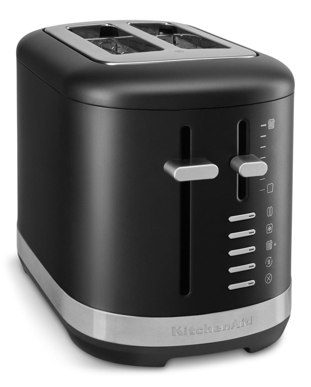 Toaster with Extra-Wide Slots, Matte Black