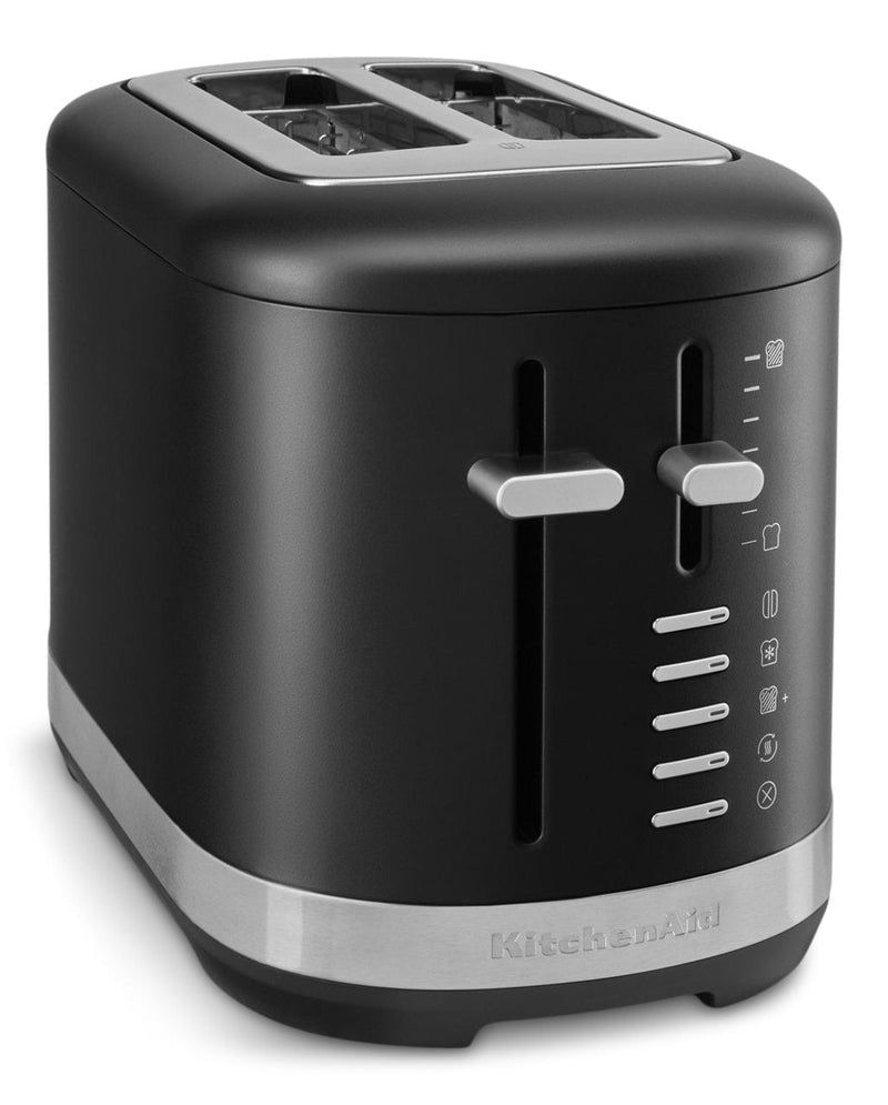 Toaster with Extra-Wide Slots, Matte Black Q9080