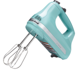 Ultra Power 5-Speeds Hand Mixer with Turbo Beater Aqua Sky