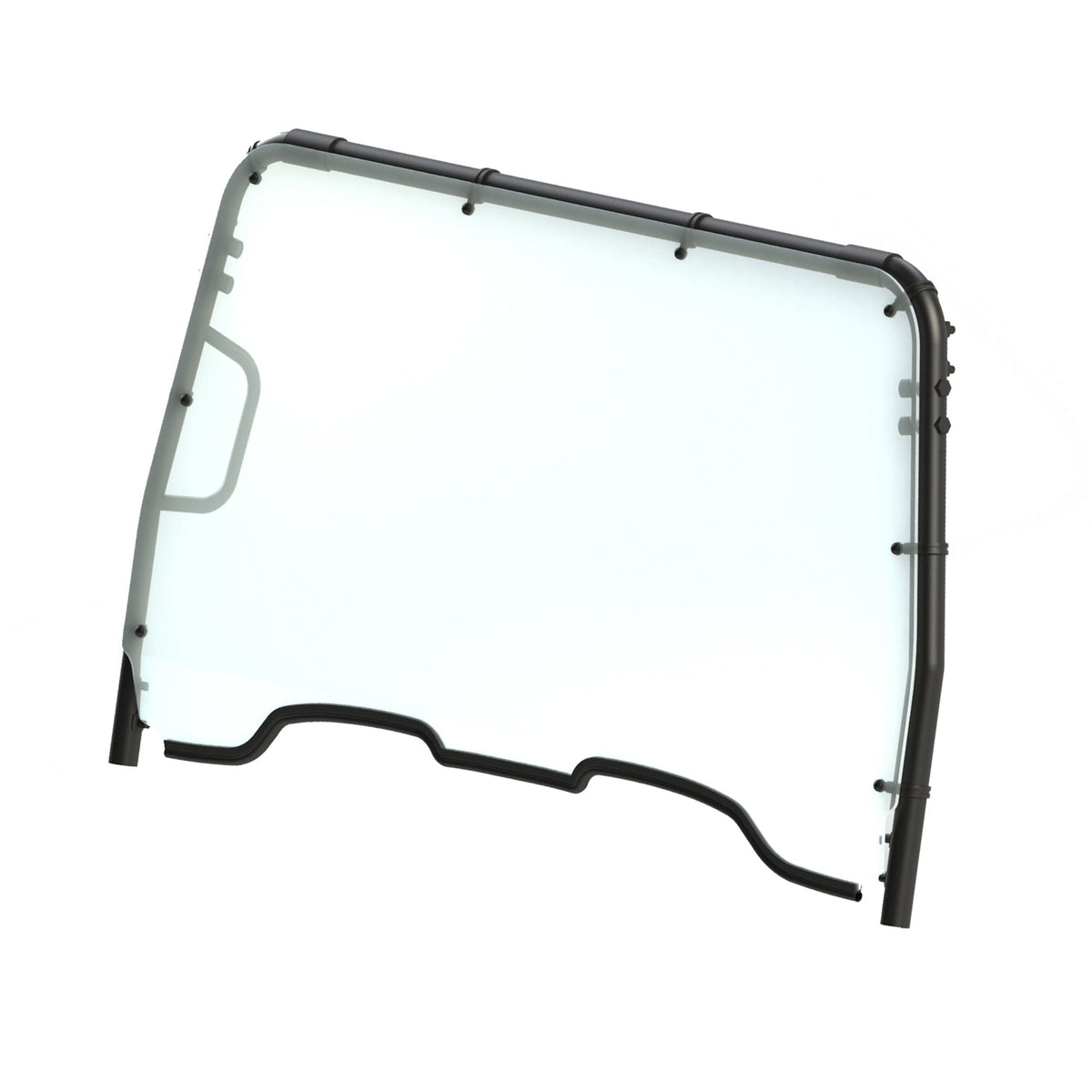 Uncoated Full Fixed Windshield, Big Red