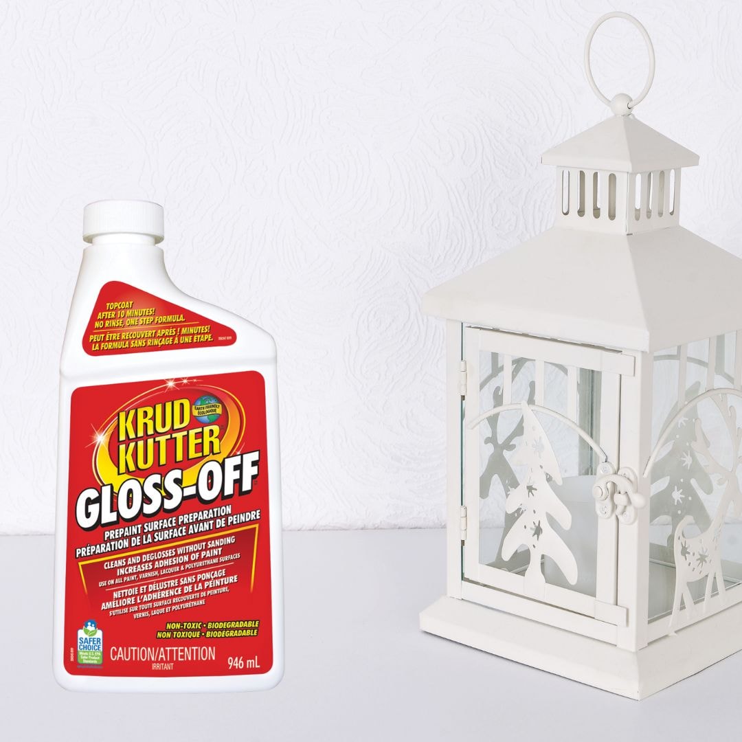 Gloss-Off Pre-Paint Surface Preparation, Cleaner & Deglosser Without Sanding, 946-mL