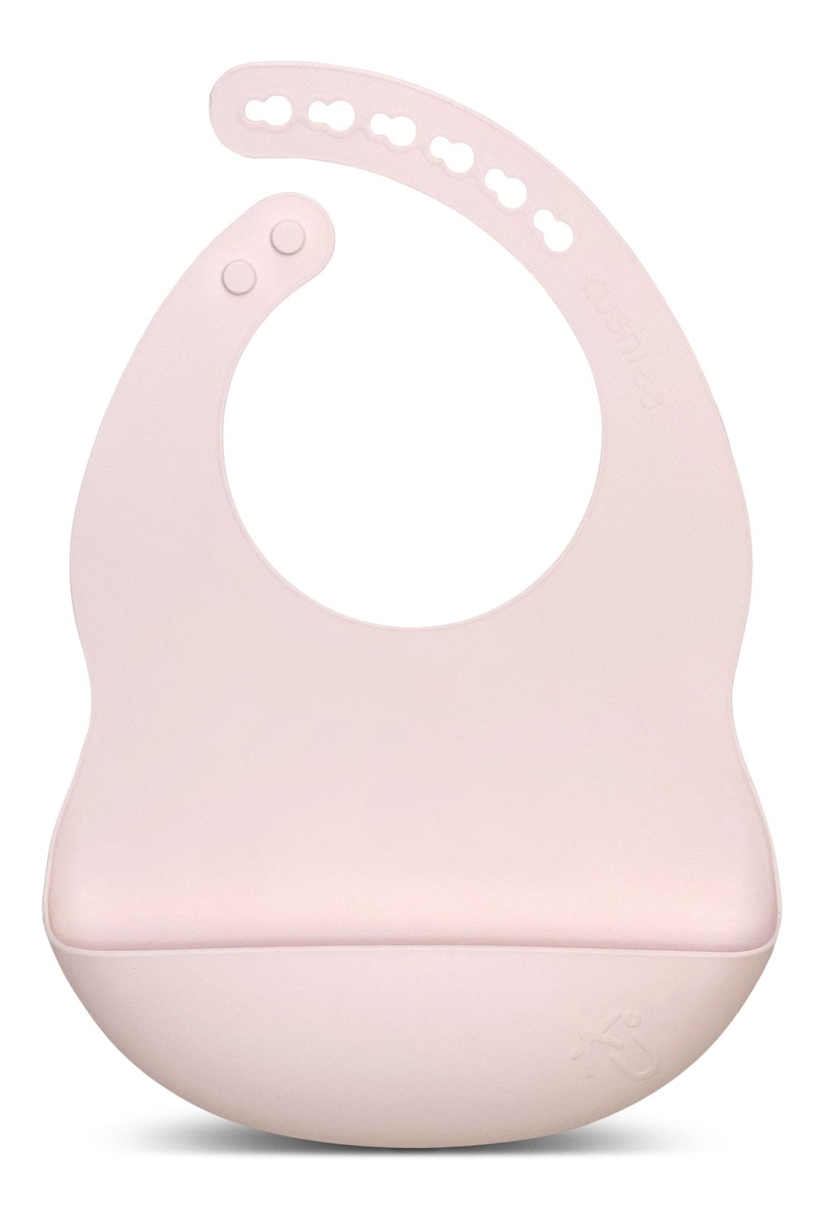 Silibib Silicone Feeding Bib, Pink