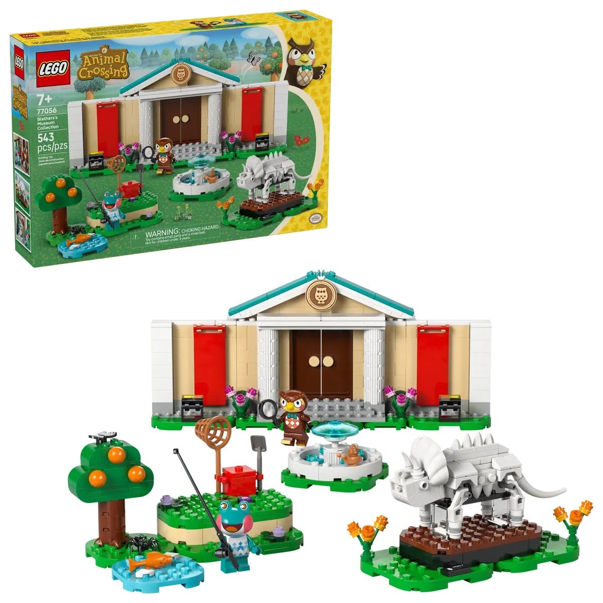 Animal Crossing Blathers's Museum Collection - 77056, 543-pcs, Ages 7+