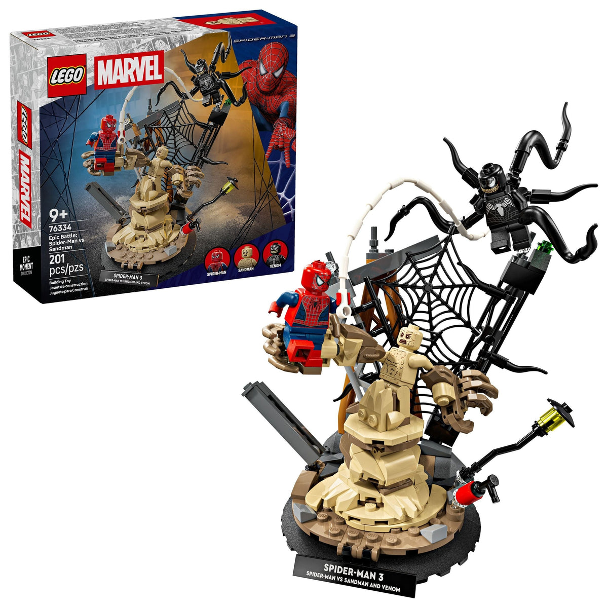 Marvel Epic Battle: vs. Sandman - 76334, 201-pcs, Ages 9+