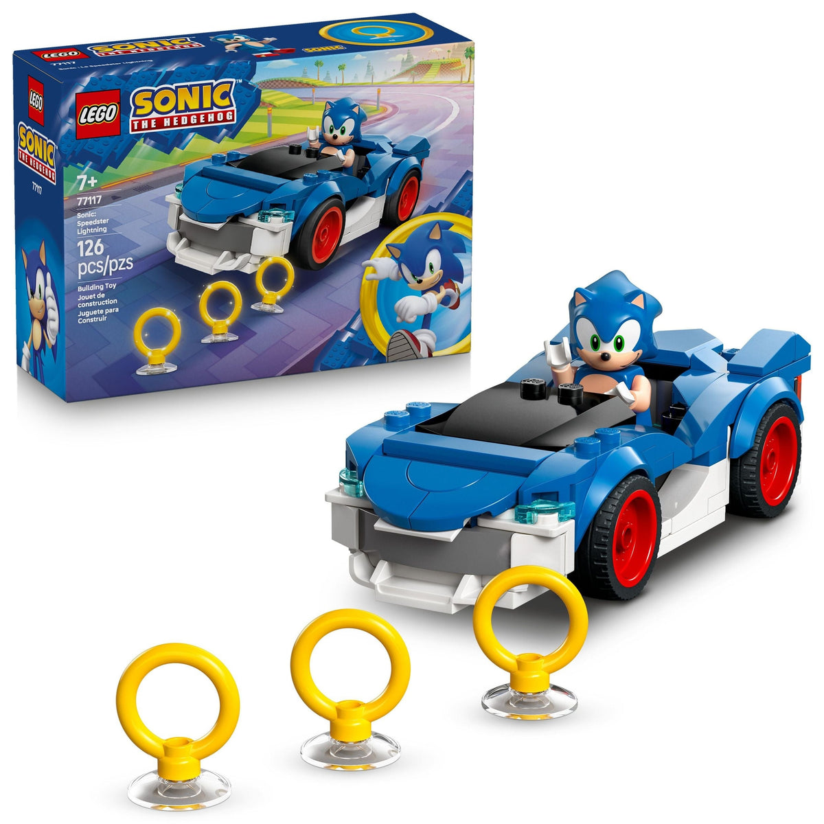 Sonic: Speedster Lightning - 77117, 126-pcs, Ages 7+