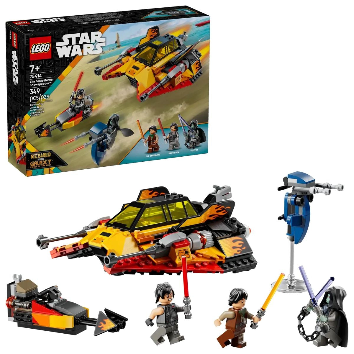 75414 The Force Burner Snowspeeder - 75414, 349-pcs, Ages 7+