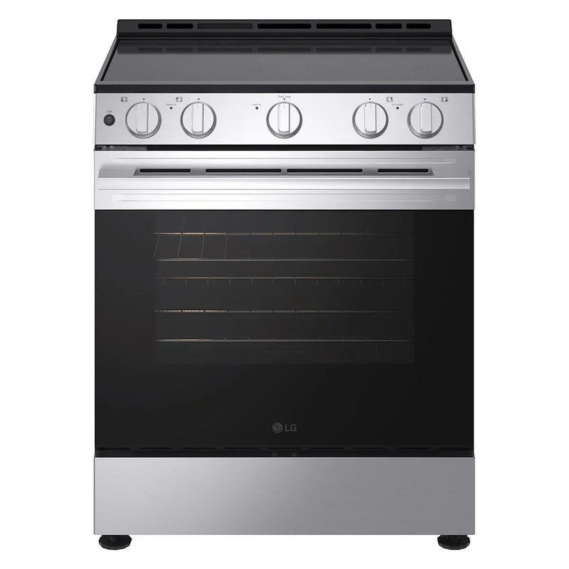 LG 30 in 6.3 cu ft. Stainless Steel Electric Freestanding Range with True Convection and Air Fry C1123