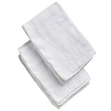 Heavy Duty All-Purpose Machine Washable 100% Cotton Terry Towels, White, 12-pk