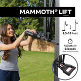 Lifetime Mommoth Bolt Down Basketball Hoop with 60-in Tempered Glass