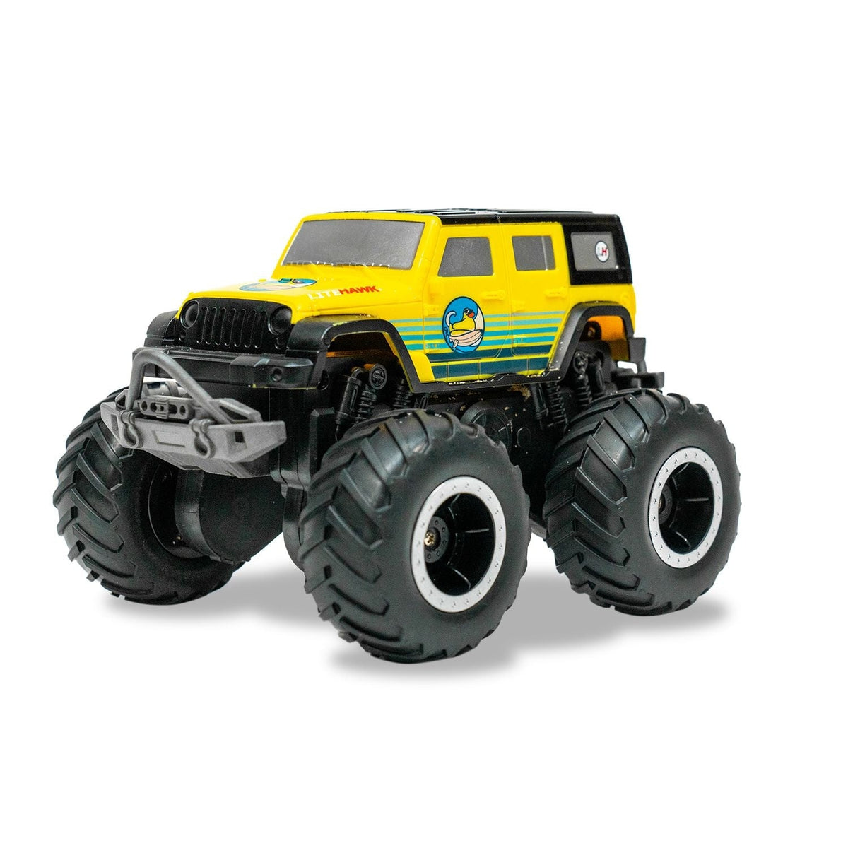 LiteHawk Duck Waterproof Amphibious 4WD RC Car for Ages 6+