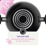 3.4qt Non-Stick Karahi with lid 26cm 10.25in