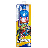Marvel Titan Hero Series Captain America Action Figure, 12-in Toy, Ages 4+