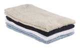 Bar Mop Kitchen Towels, Black, Grey, Blue & White, 16-in, 4-pk