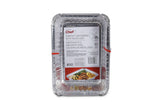 Disposable Foil Take Out Food Storage Container with Lid, 3-lb, 4-pk