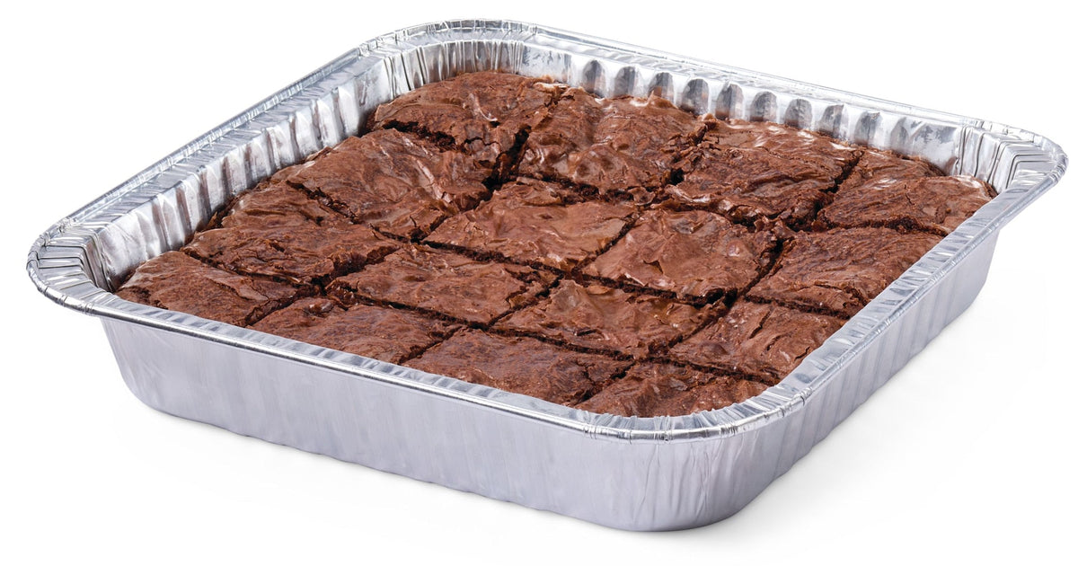 Disposable Square Cake Pan with Lid, 9-in, 3-pk