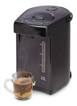 Electric Hot Water Boiler, Warmer & Dispenser with Handle, Black, 3.5-L