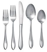 Stainless Steel Flatware Set, Serves 12, 60-pc