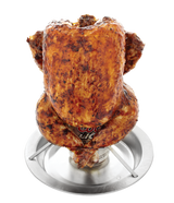 Stainless Steel Folding Beer Can Chicken Holder/Chicken Roasting Rack Stand
