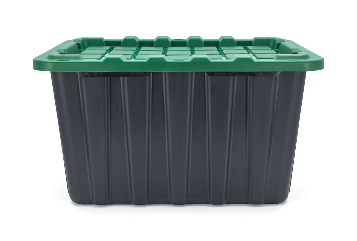 102-L Heavy-Duty Green/Black Tote