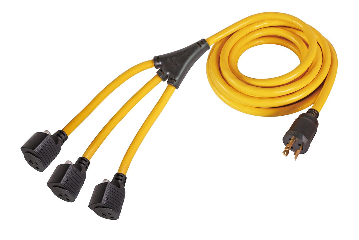 10AWG STW 30A L5-30P Generator Cord, 23-ft