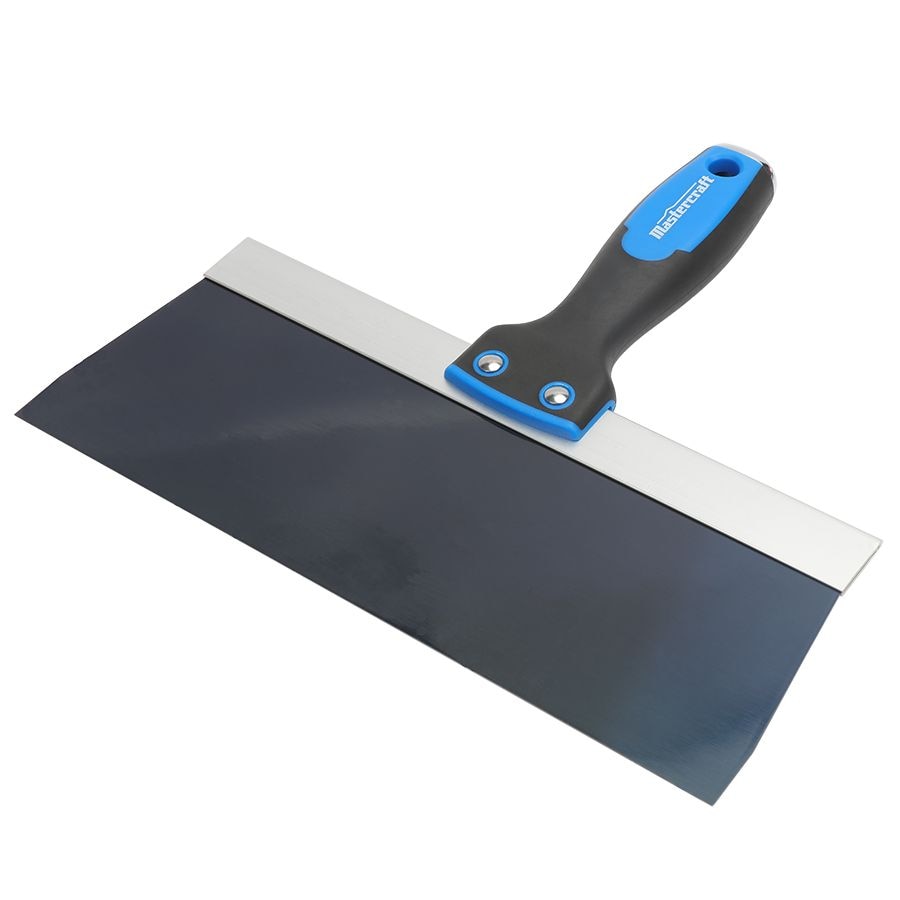Drywall Knife with Solvent-Resistant Blue Steel Blade for Patching & Taping, 10-in