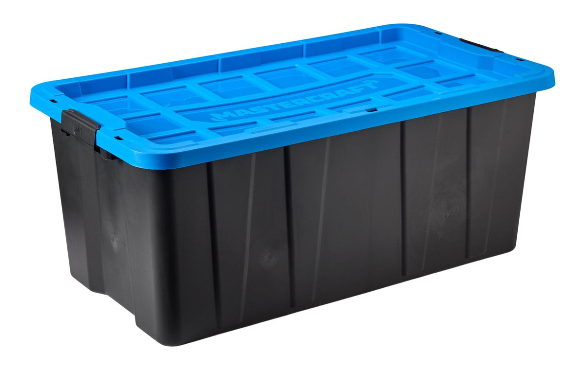 Heavy-Duty Easy Grip Latching Tote, 151.6-L