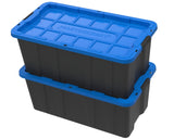Heavy-Duty Easy Grip Latching Tote, 151.6-L
