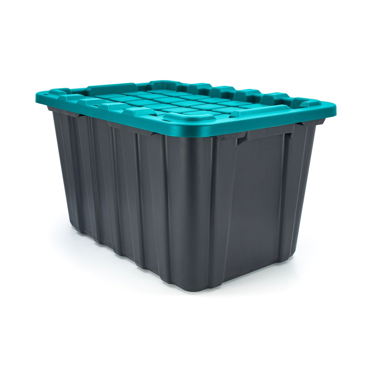 Heavy-Duty Storage Tote, 102-L, Teal