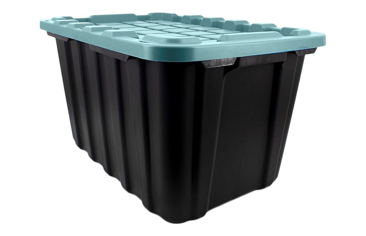 Heavy-Duty Storage Tote, 102-L, Teal