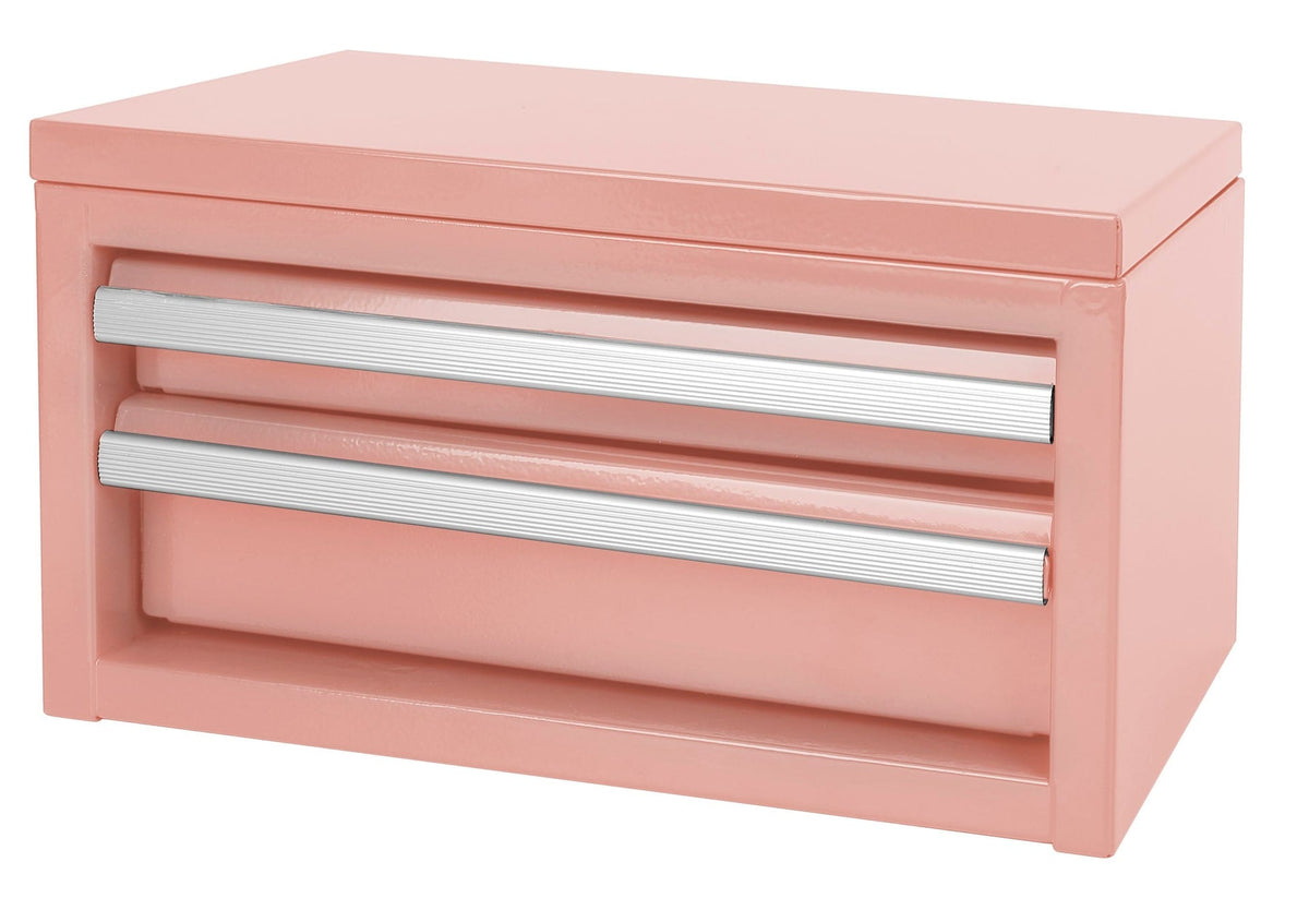 Mini Toolbox with 2 Drawers, Peach
