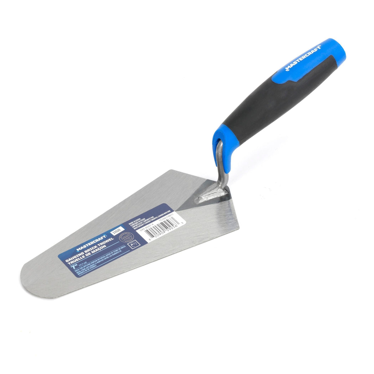 Steel Gauging Trowel For Plaster, Mortar, Cement & Masonry Applications, 7-in
