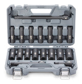 MAXIMUM 1/2-in Drive Professional Grade Impact Sockets Set, 18-pc, Metric