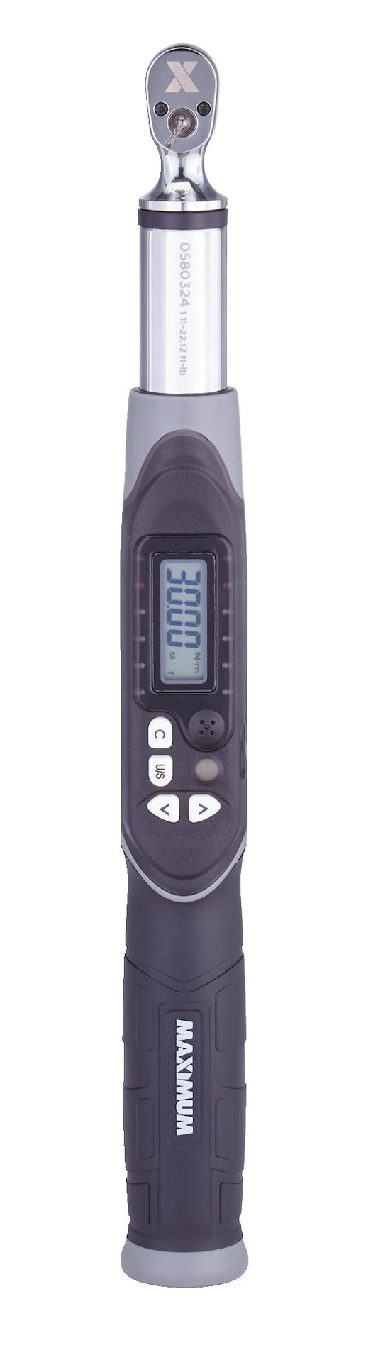 MAXIMUM 1/4-in Drive Digital Torque Wrench, 1.11-22.1 ft-lbs
