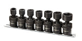 MAXIMUM 3/8-in Drive Swivel Impact Socket Set, 7-pc, SAE, CRMO