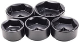MAXIMUM Oil Filter Socket Set, Metric, 5-pc