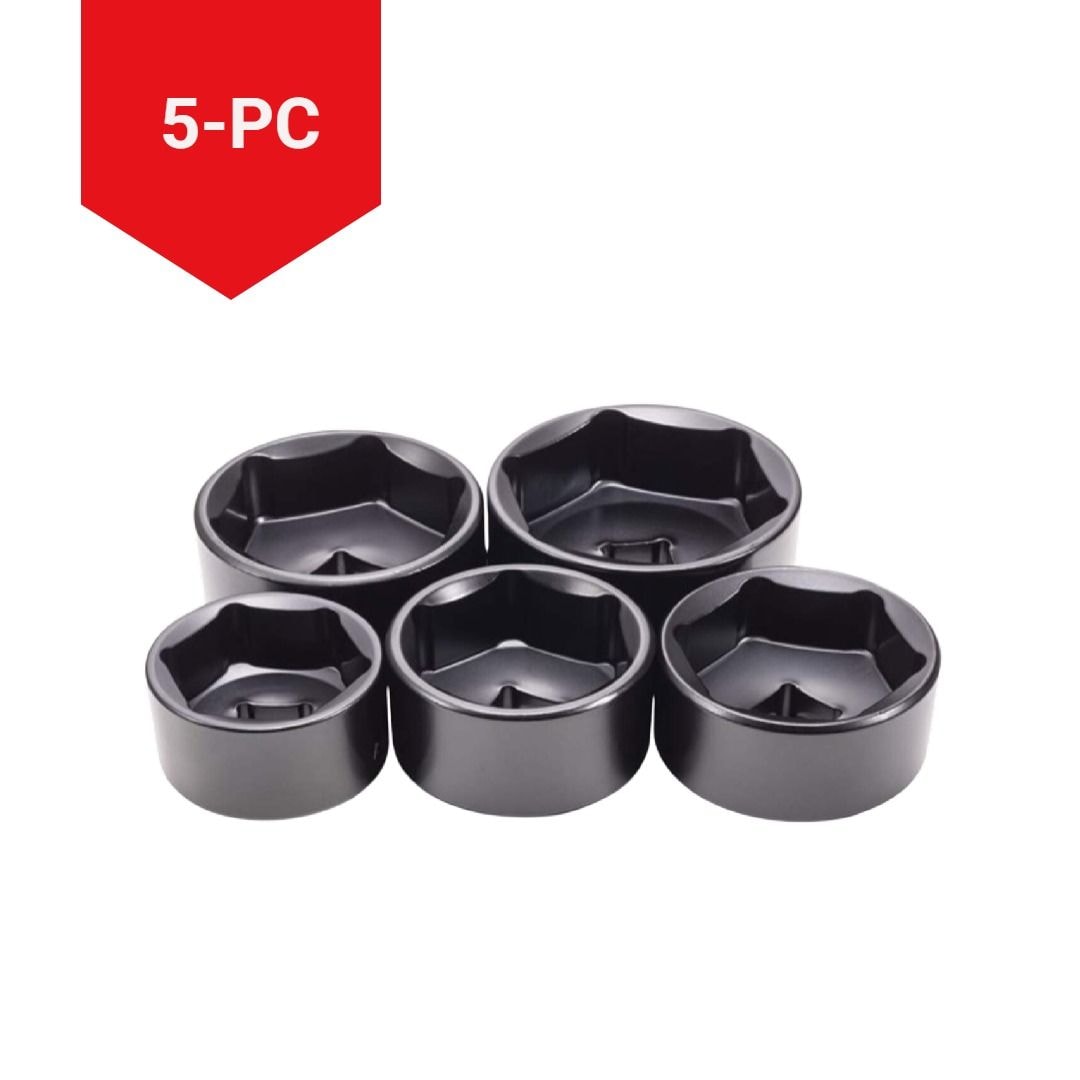 MAXIMUM Oil Filter Socket Set, Metric, 5-pc
