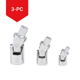 MAXIMUM U-Joint Socket Set, 3-pc, CRV