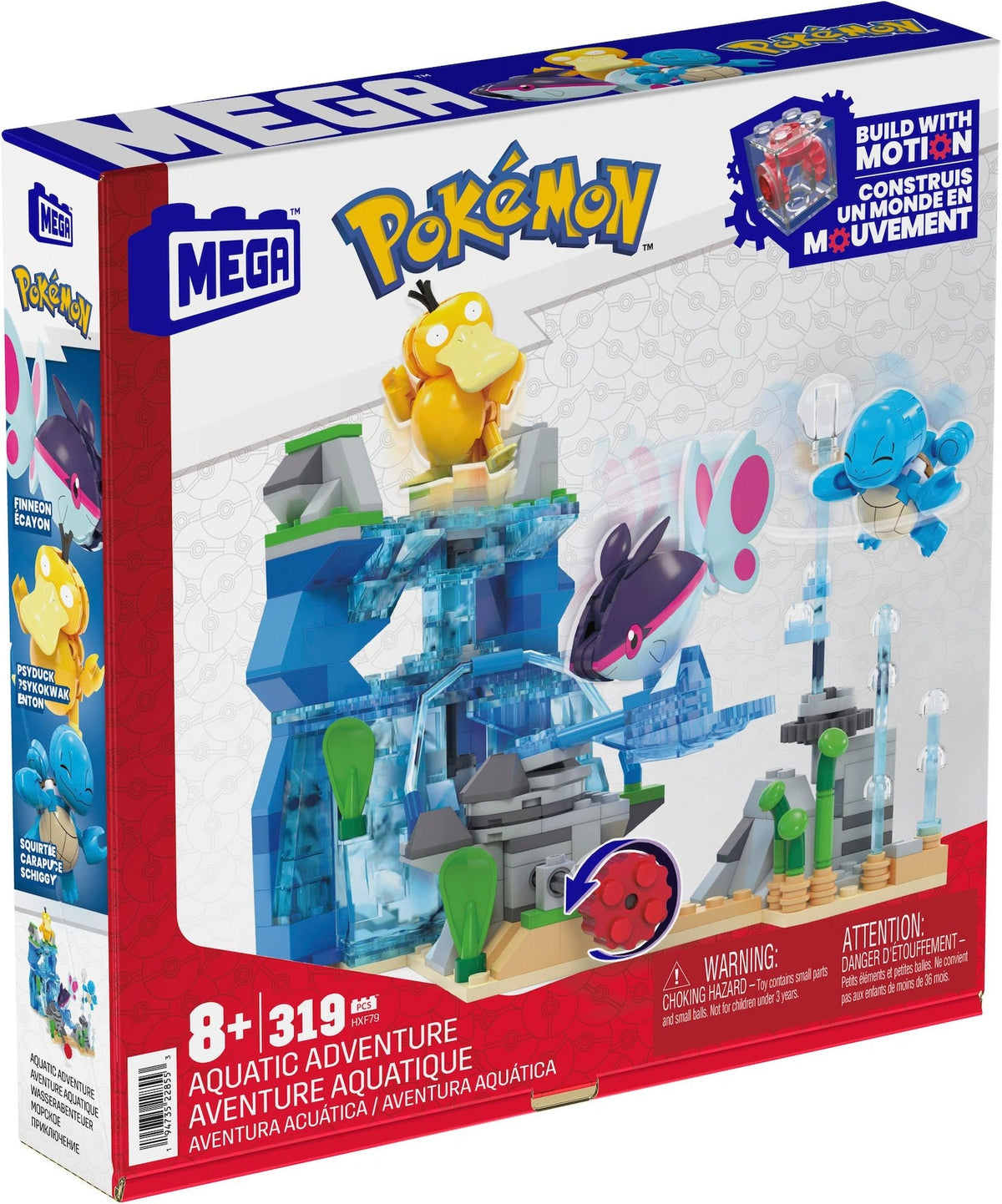 Mega Adventure Builder Aquatic Adventure Toy Building Set, 319-pc