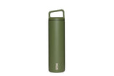 Wide Mouth Stainless Steel Insulated Travel Water Bottle, Evergreen, 20-oz