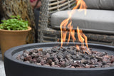 Jefferson Outdoor Gas-Fueled Fire Bowl with PVC Cover, 40,000 BTUs, 26 x 26 x 13-in